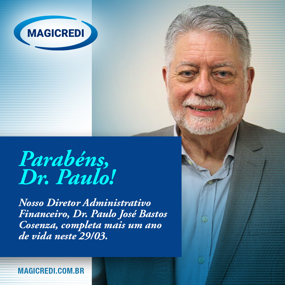 Parabéns, Dr. Paulo!