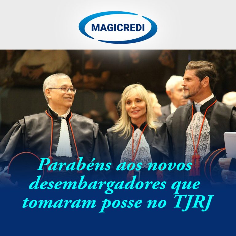 Parabéns aos novos desembargadores que tomaram posse no TJRJ